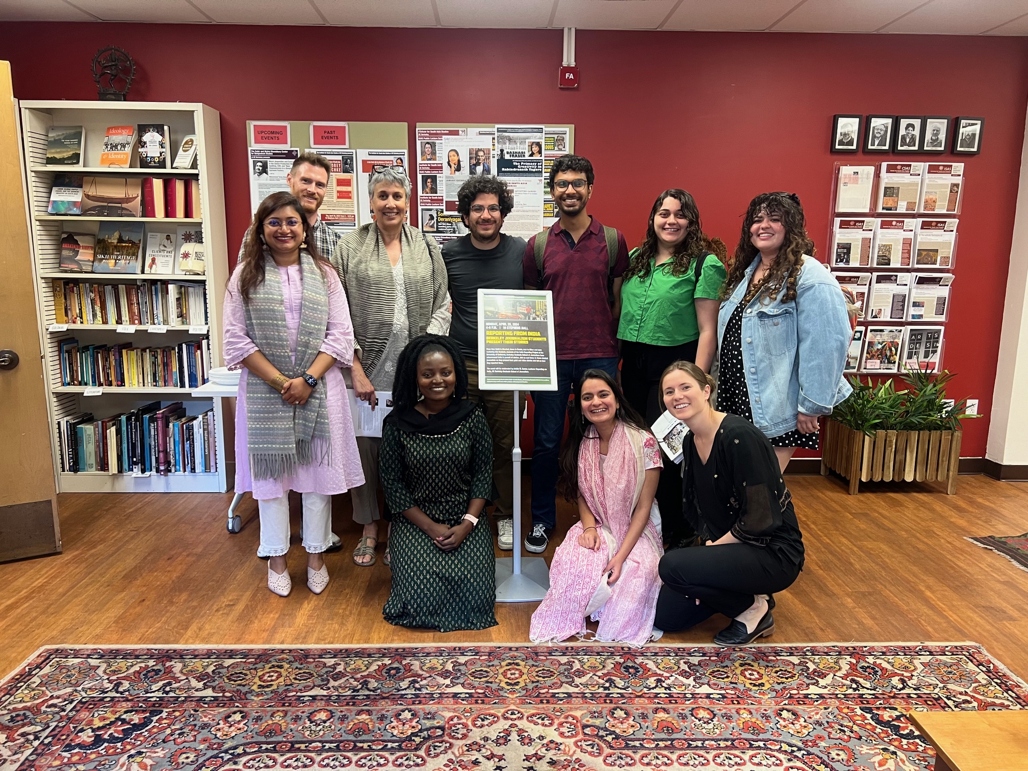Ankita with her students at UC Berkeley