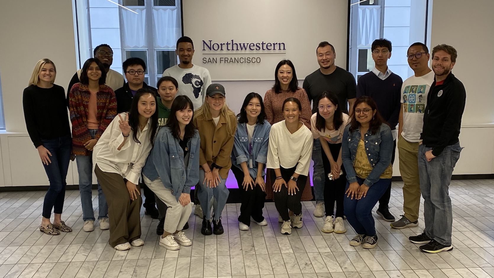 Ankita with her cohort at Medill School of Journalism